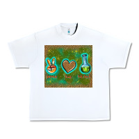 White peace love lab tech Urban Heavy Tee - TumblerDesignByShophia