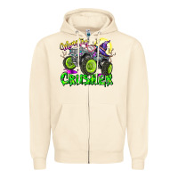 Monster Crusher Zipper Hoodie | Teevron
