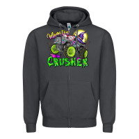 Smoke Monster Crusher Zipper Hoodie - CowhideDigitalArt