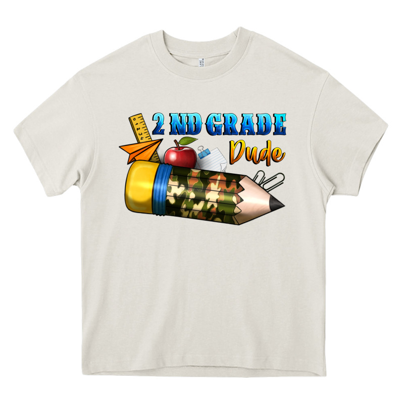 2 Nd Grade Dude Heavy Core Tee by BundleAndBundleShop | Teevron