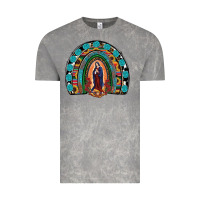 Lady Of Guadalupe Rainbow Vintage Tee | Teevron