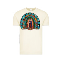 Vintage Arctic Lady Of Guadalupe Rainbow Vintage Tee - RanaPortraitStore