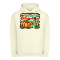 Pigment Pistachio fall pumpkin  background Urban Hoodie - BarkalooDesign