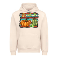 Sandshell fall pumpkin  background Urban Hoodie - BarkalooDesign