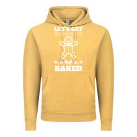 Vintage Mustard Let's Get Baked Smoking Weed Funny Christmas Gift 1 Vintage Hoodie - lanVoArt