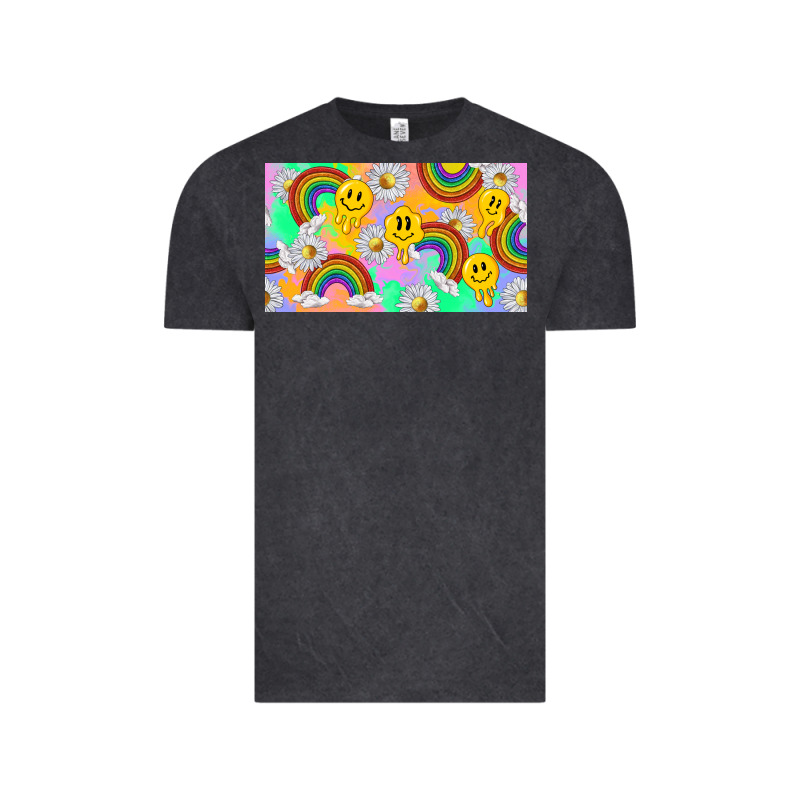 Smile Faces And Rainbow And Daisys Vintage Tee by TumblerDesignByShophia | Teevron