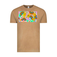 Vintage Camel smile faces and rainbow and daisys Vintage Tee - TumblerDesignByShophia