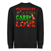 Black pharmacist do it with care and love christmas Heavyweight Sweatshirt - FaDigitalArtStudio