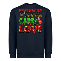 Navy pharmacist do it with care and love christmas Heavyweight Sweatshirt - FaDigitalArtStudio