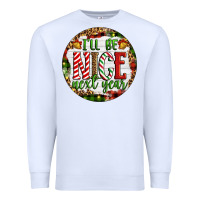 White Christmas i'll be nice next year Premium Sweatshirt - Artiststas