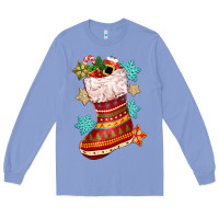 Colony Blue christmas Long Sleeve Tee - CowGirlArtShop
