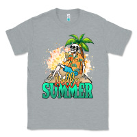 Heather Grey Hello summer skeleton Classic Tee - NancyCooperArtShop