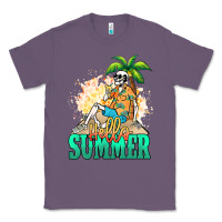 Lavender Hello summer skeleton Classic Tee - NancyCooperArtShop