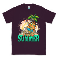 Plum Hello summer skeleton Classic Tee - NancyCooperArtShop