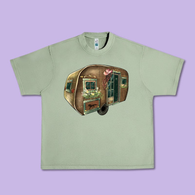 Caravan Urban Heavy Tee Designed By Howdyjamesfarm