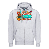 Heather Grey Pumpkin pie Jesus Christ Zipper Hoodie - CowhideDigitalArt