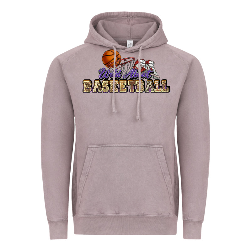 Wild About Basketball Vintage Hoodie by HowdyJamesFarm | Teevron