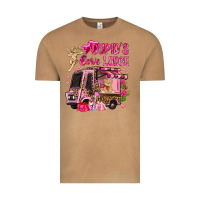 Vintage Camel Cupid's love lodge with truck Valentine's Day Vintage Tee - HowdyJamesFarm