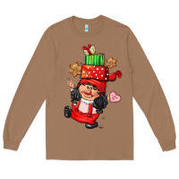 Toasted Coconut cute christmas girl gnome Long Sleeve Tee - CowGirlArtShop