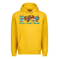 Lemon peace love teach Premium Hoodie - BundleAndBundleShop
