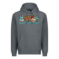 Rock peace love teach Premium Hoodie - BundleAndBundleShop