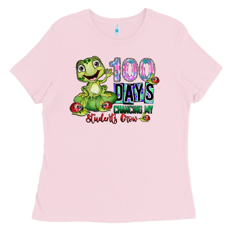 100 Days Chancing My Students Crow Ladies Tee by SublimationCraftShop | Teevron