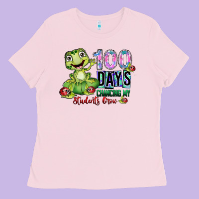 100 Days Chancing My Students Crow Ladies Tee Designed By Sublimationcraftshop