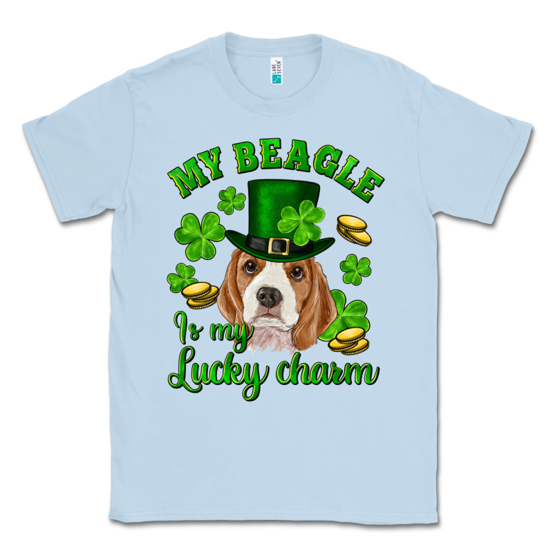 St.patricks Day My Beagle Is My Lucky Charm Classic Tee by RanaPortraitStore | Teevron