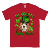 Red st.patricks day my beagle is my lucky charm Classic Tee - RanaPortraitStore