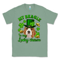 Sage st.patricks day my beagle is my lucky charm Classic Tee - RanaPortraitStore