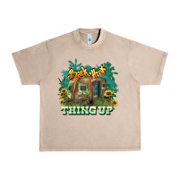 French Oak Back that thing up Urban Heavy Tee - HowdyJamesFarm