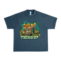Midnight Navy Back that thing up Urban Heavy Tee - HowdyJamesFarm