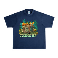 Navy Back that thing up Urban Heavy Tee - HowdyJamesFarm