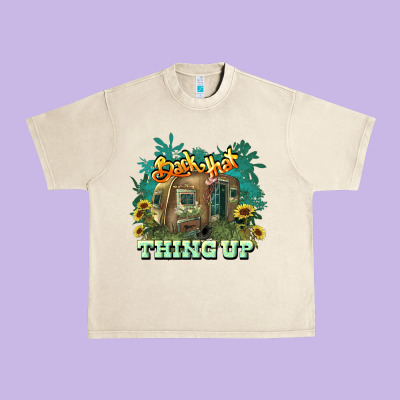 Back That Thing Up Urban Heavy Tee Designed By Howdyjamesfarm