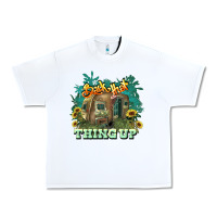White Back that thing up Urban Heavy Tee - HowdyJamesFarm