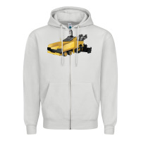 Asphalt Paver Zipper Hoodie | Teevron