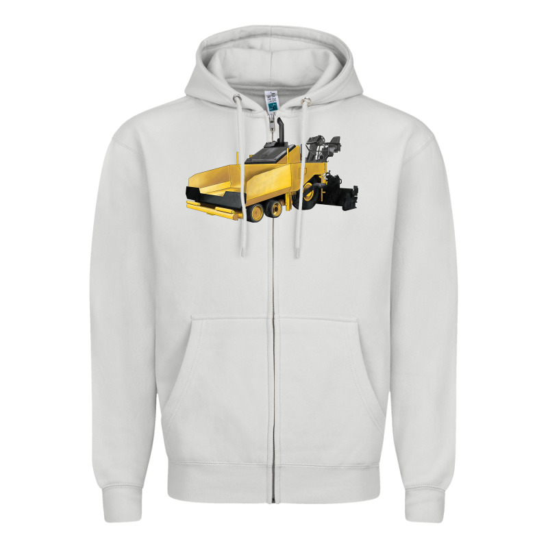 Asphalt Paver Zipper Hoodie by LillyAllenDesigns | Teevron