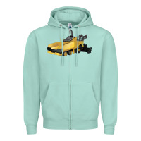 Seafoam Asphalt Paver Zipper Hoodie - LillyAllenDesigns