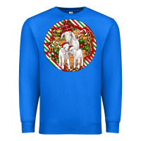 True Royal christmas goat family ornament Premium Sweatshirt - Artiststas