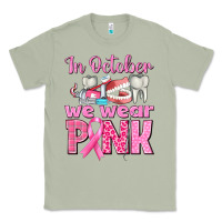 Matcha in october we wear pink breast cancer awareness Classic Tee - texasbilliewilder