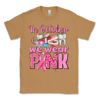 Toasted Coconut in october we wear pink breast cancer awareness Classic Tee - texasbilliewilder