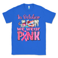 True Royal in october we wear pink breast cancer awareness Classic Tee - texasbilliewilder