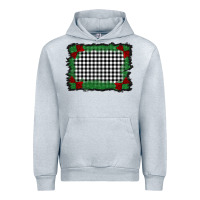 Heather Grey christmas black and white background Urban Hoodie - BarkalooDesign