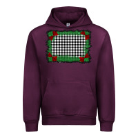 Mauve Wine christmas black and white background Urban Hoodie - BarkalooDesign
