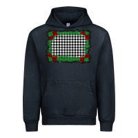Navy christmas black and white background Urban Hoodie - BarkalooDesign