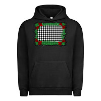 Pigment Black christmas black and white background Urban Hoodie - BarkalooDesign