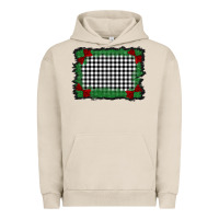 Pigment French Oak christmas black and white background Urban Hoodie - BarkalooDesign
