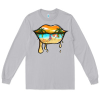 Moon Dust beach lips Long Sleeve Tee - Jasminsmagicworld
