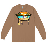 Toasted Coconut beach lips Long Sleeve Tee - Jasminsmagicworld