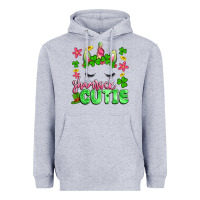 Heather Grey shamrock cutie artiststas Heavyweight Hoodie - Artiststas